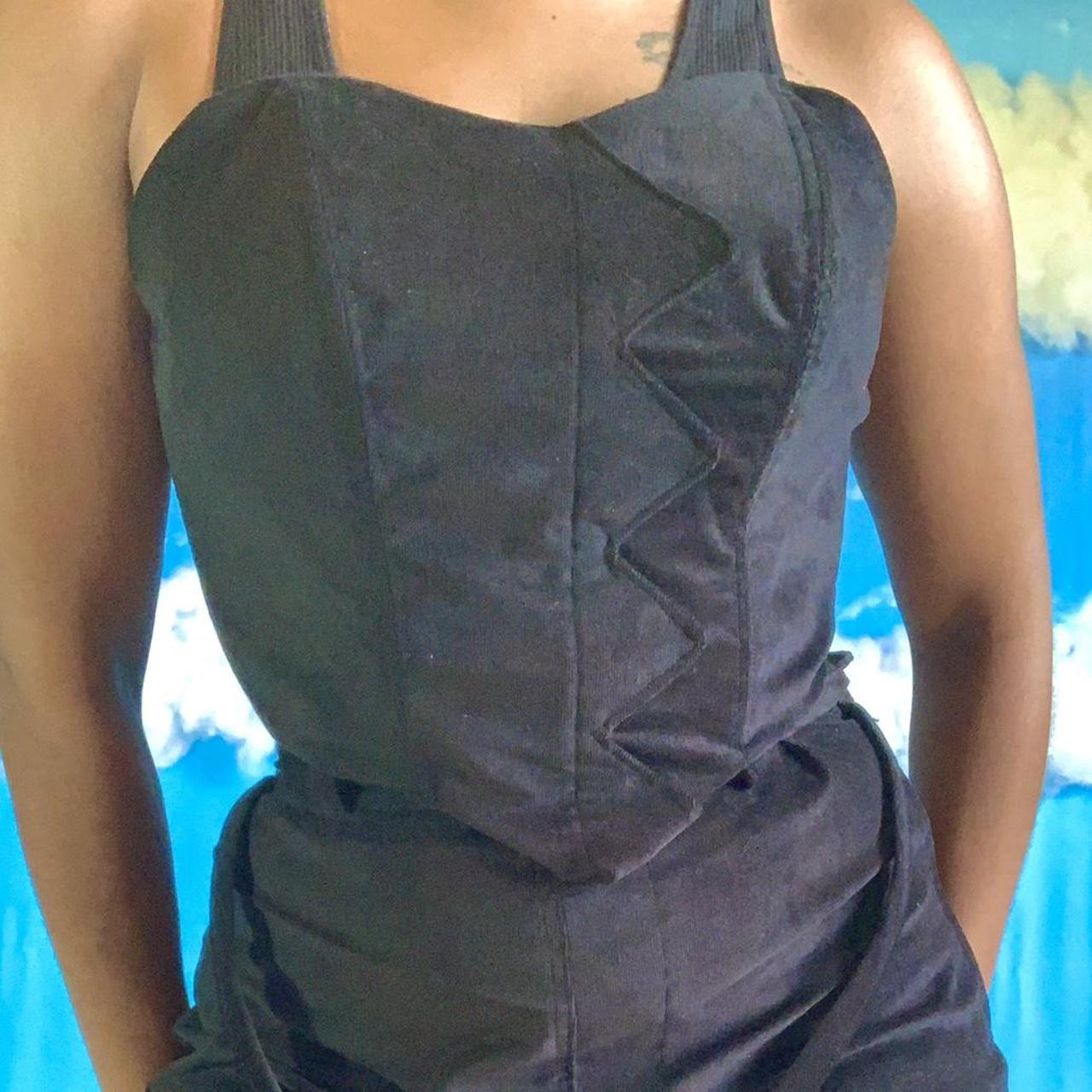 "Mended" Bustier Top