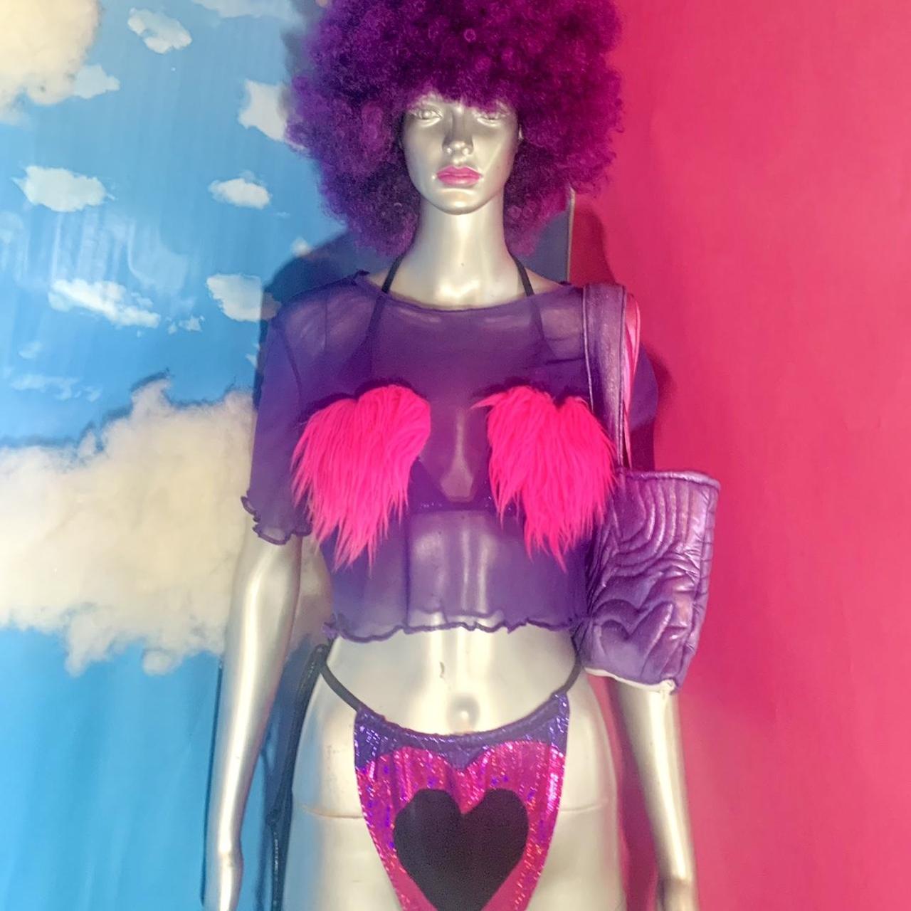 "Heart Eyes" Mesh Top