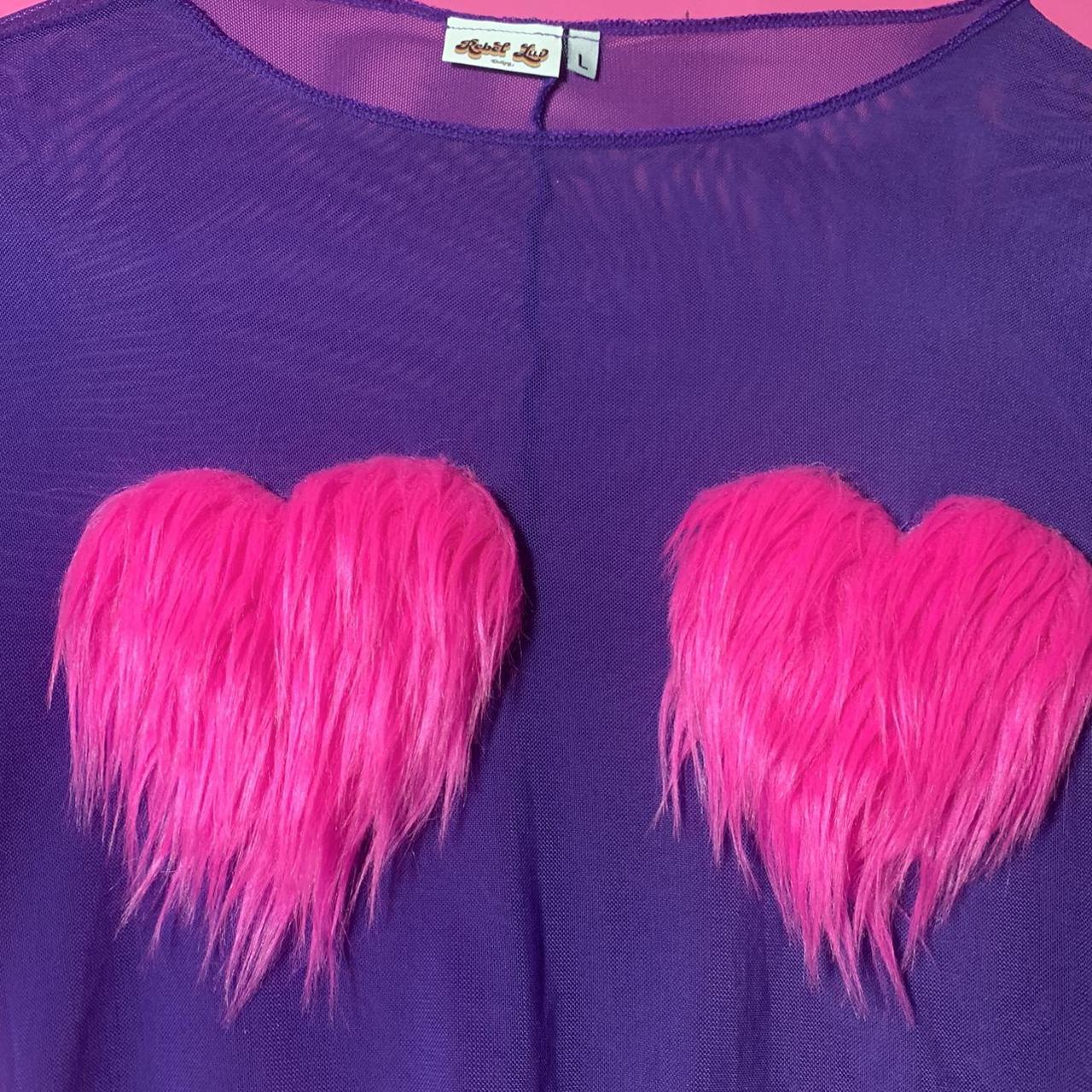 "Heart Eyes" Mesh Top
