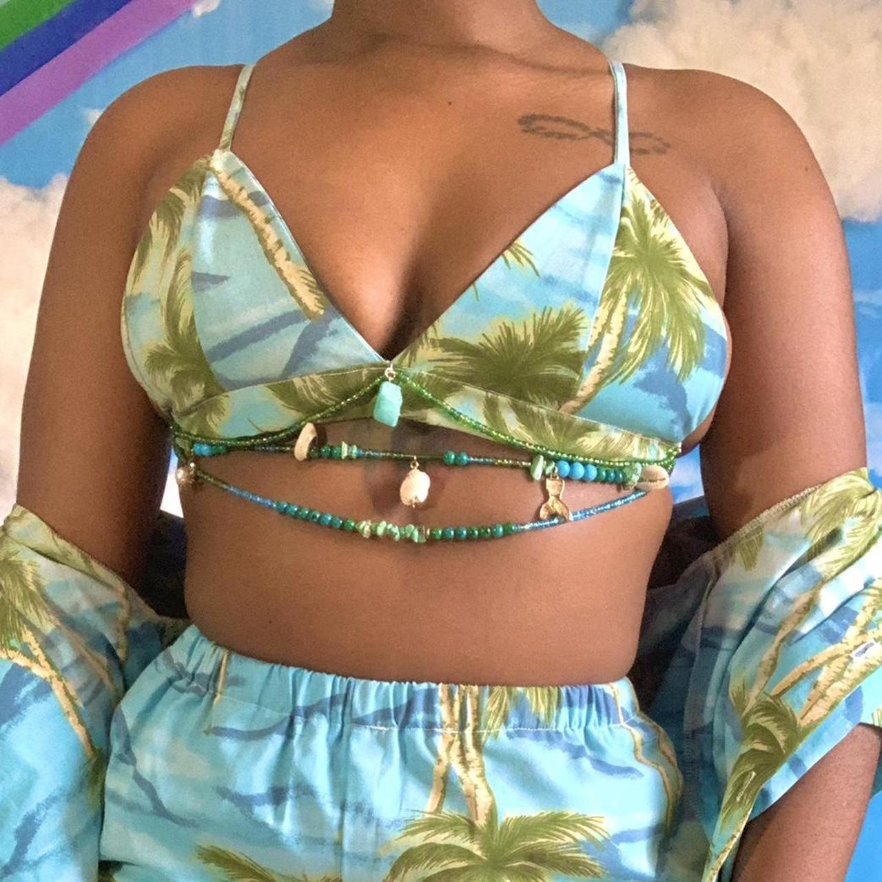 "Oasis" Beaded Bralette Top