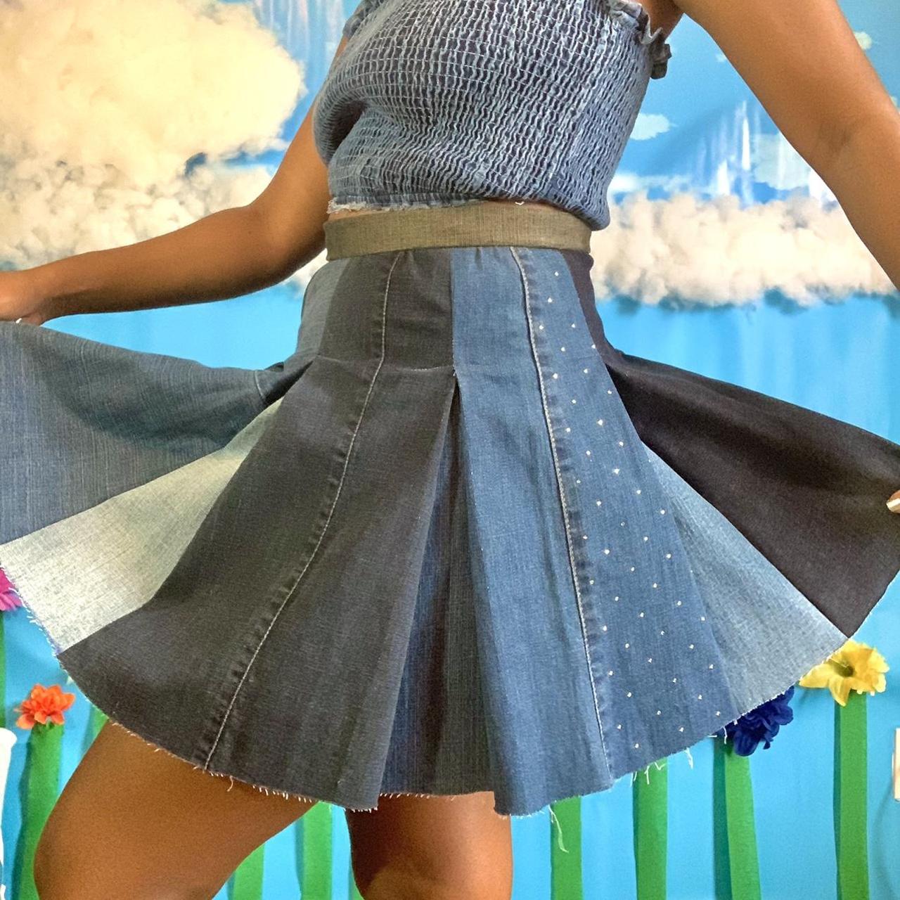 "Outcast" Denim Skirt